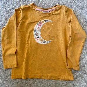 Hanna Andersson To the Moon and Back T-shirt Girls Size 5